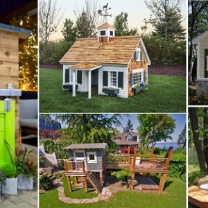 PET WOODEN GARDEN HOUSE